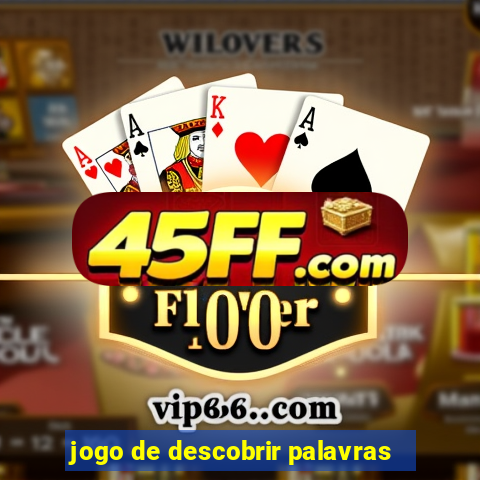 jogo de descobrir palavras